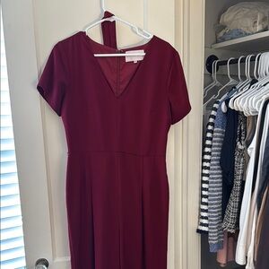 Burgundy Jumpsuit